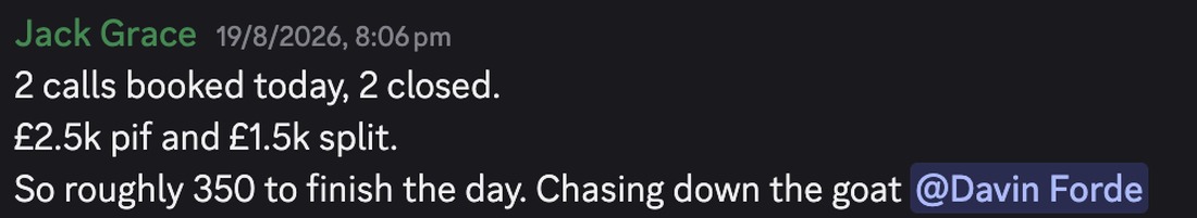 Jack, two closes in a day
